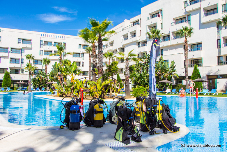Bautismo de buceo, Hotel ADH Isla Cristina, Huelva