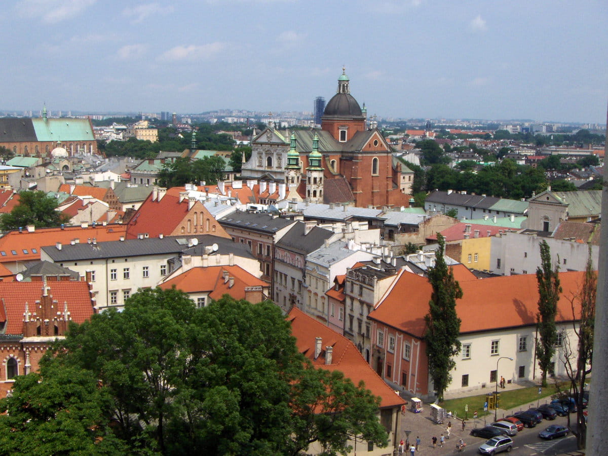 Vistas al centro de Cracovia