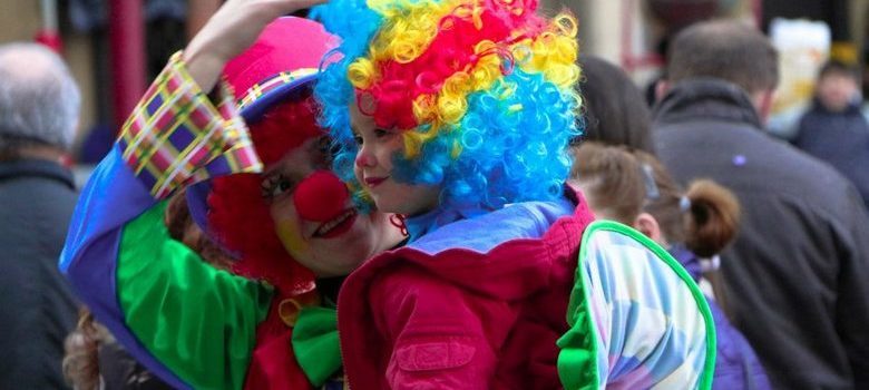 Disfraz de payasos, Carnaval (Antroxu) en Asturias