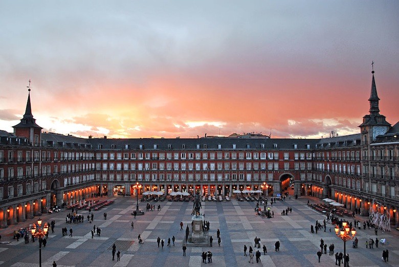 Puesta de Sol, Plaza Mayor de Madrid