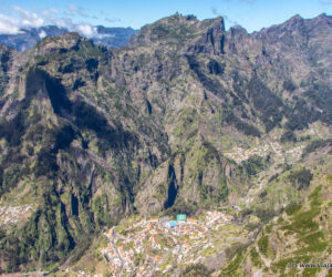 Vistas desde Mirador Eira de Serrado, Isla de Madeira