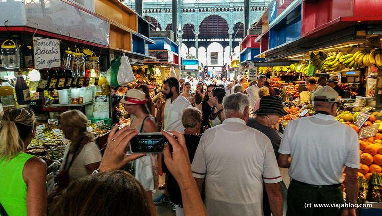 Interior Mercado Central Málaga
