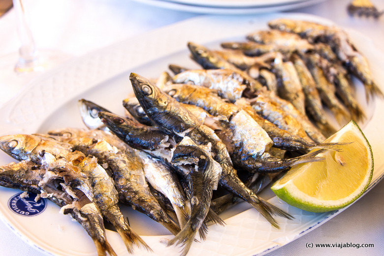 Plato Espeto Sardinas Málaga