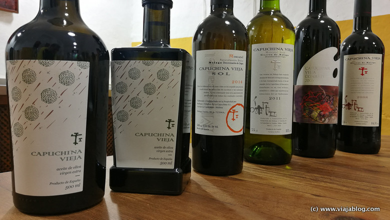 Productos Bodega La Capuchina Málaga