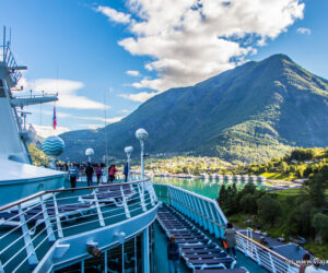Skjolden desde el Monarch, Pullmantur Cruceros, Fiordos del Norte en Noruega