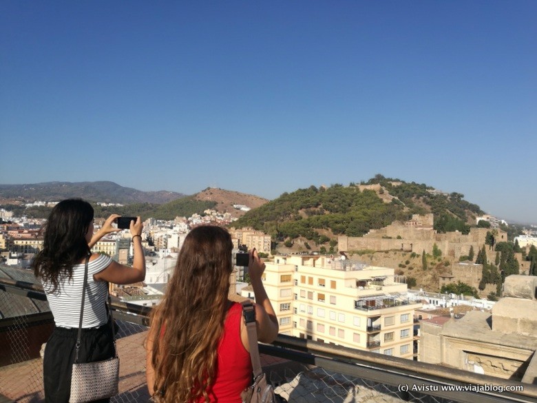 La Alcazaba desde las cubiertas de la Catedral de Málaga [(c)Foto: @avistu]