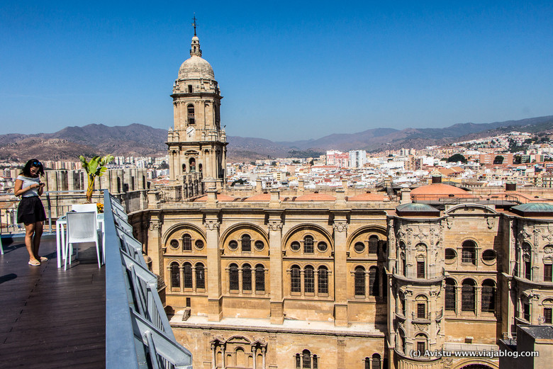 Catedral Málaga desde Hotel AC Málaga Palacio