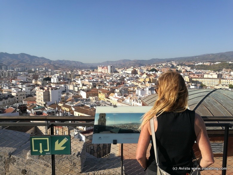 Málaga desde las Cubiertas de la Catedral