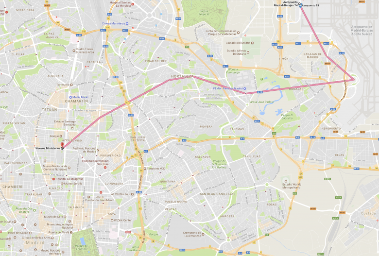 Línea 8 Metro de Madrid