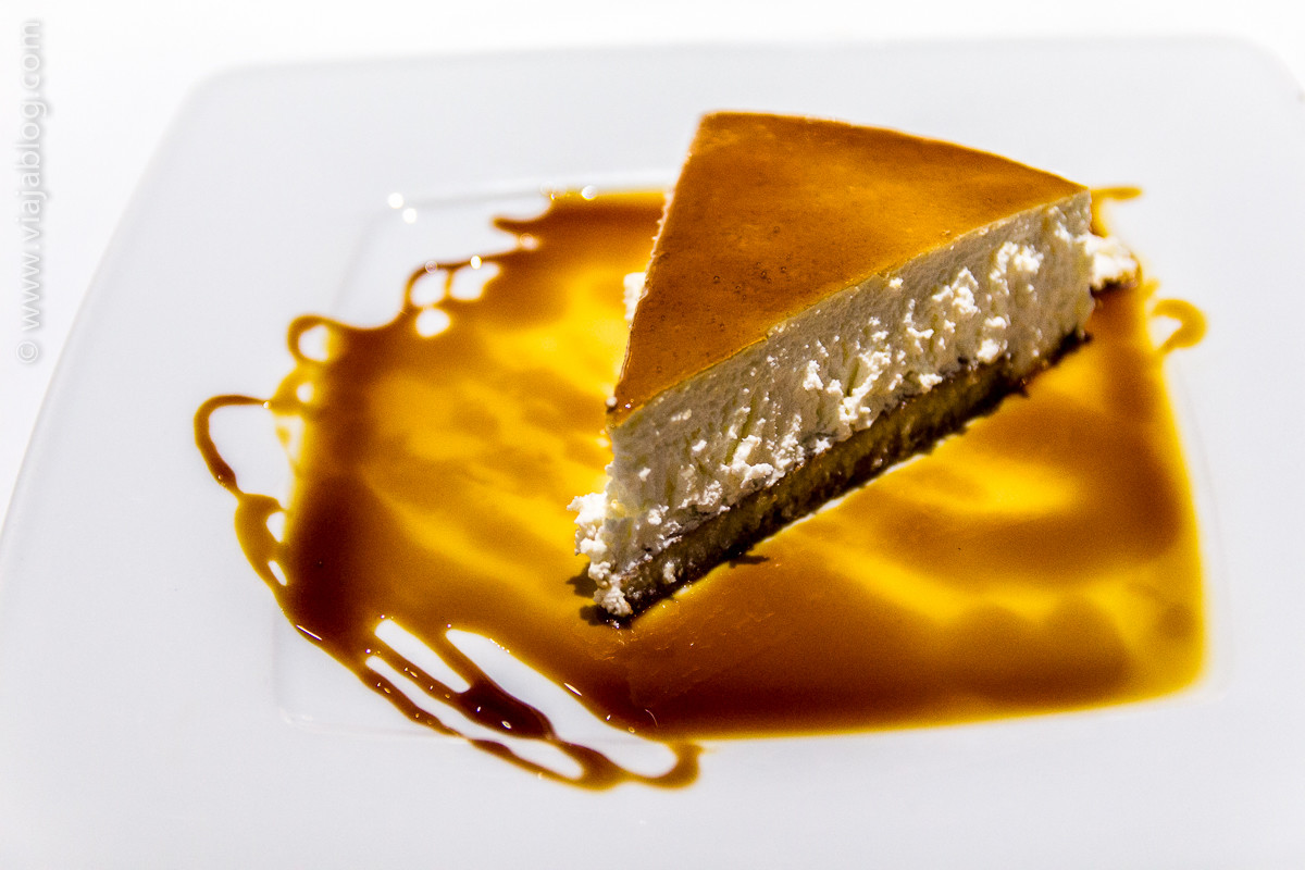 Tarta de Orujo del Restaurante Asturiano Sidrería El Ñeru en Madrid