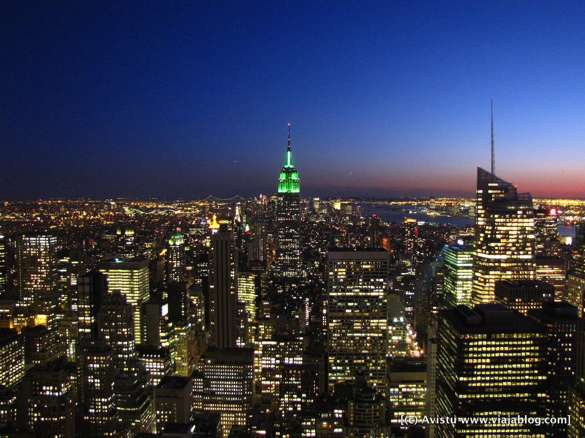 Empire State Building Verde San Patricio