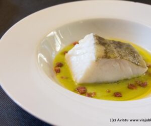 Bacalao Confitado en La Casita de Cabrejas (Jábaga, Provincia de Cuenca)