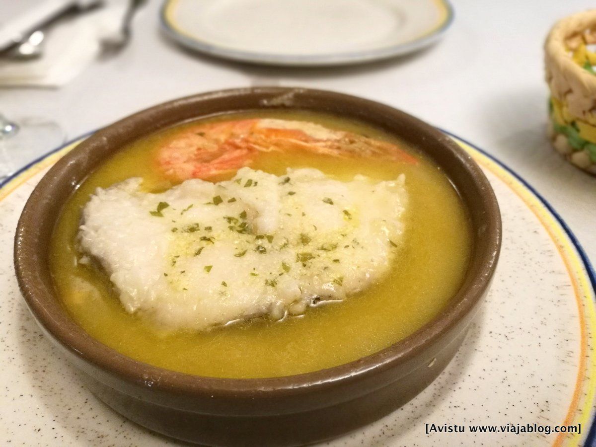 Merluza en La Posada de Tintes (Cuenca)