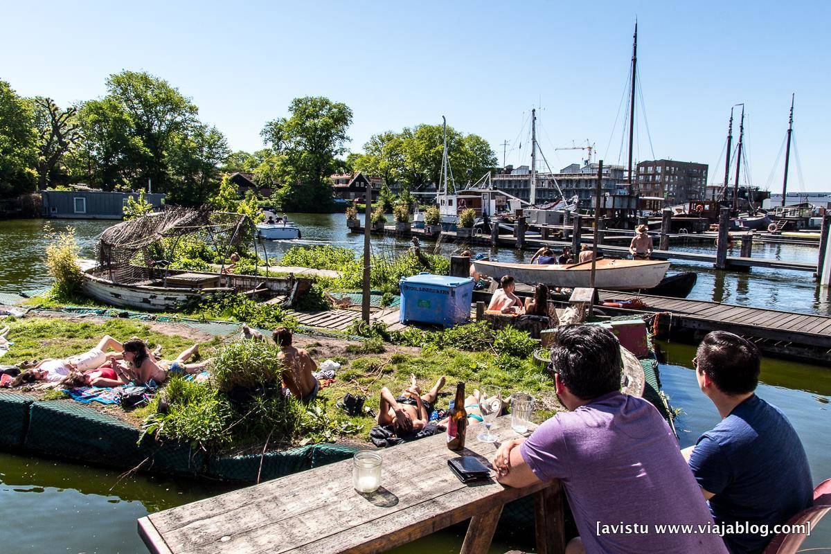 Café de Ceuvel en Amsterdam