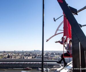 Las vistas desde los columpios de la Torre A´Dam en Amsterdam [(c)Foto: @avistu]