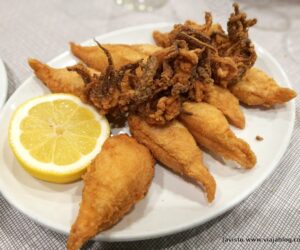 Chipirones en Restaurante de Asturias