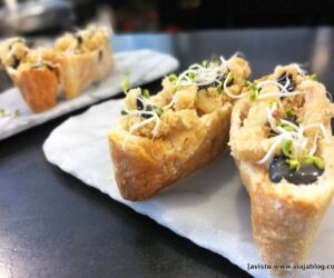 Versión del bocadillo de calamares del Tomate Bistró