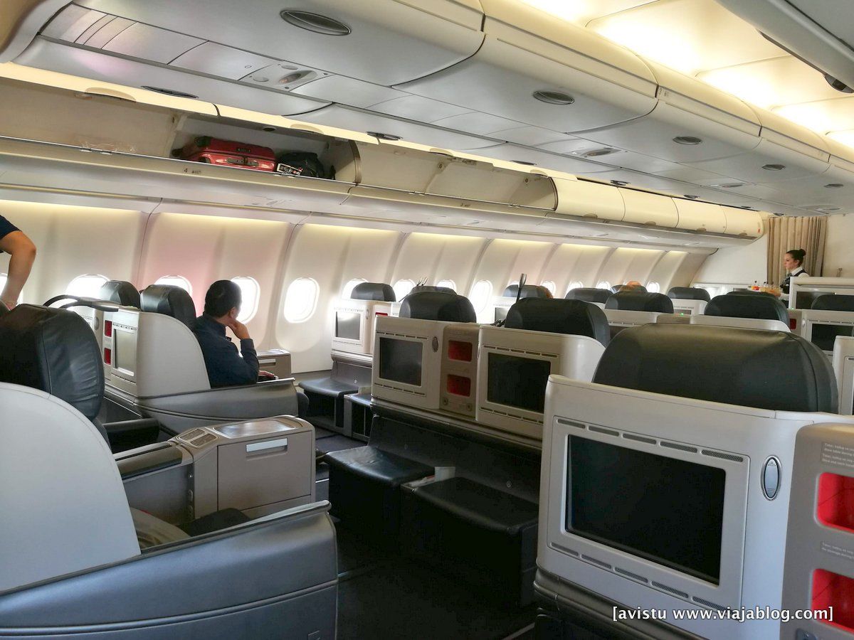 Cabina Clase Business Turkish Airlines