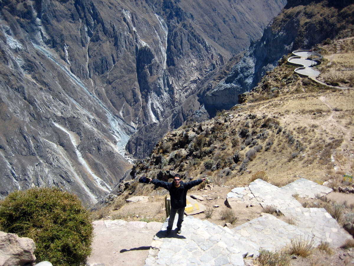 Avistando cóndores en el Cañón de Colca