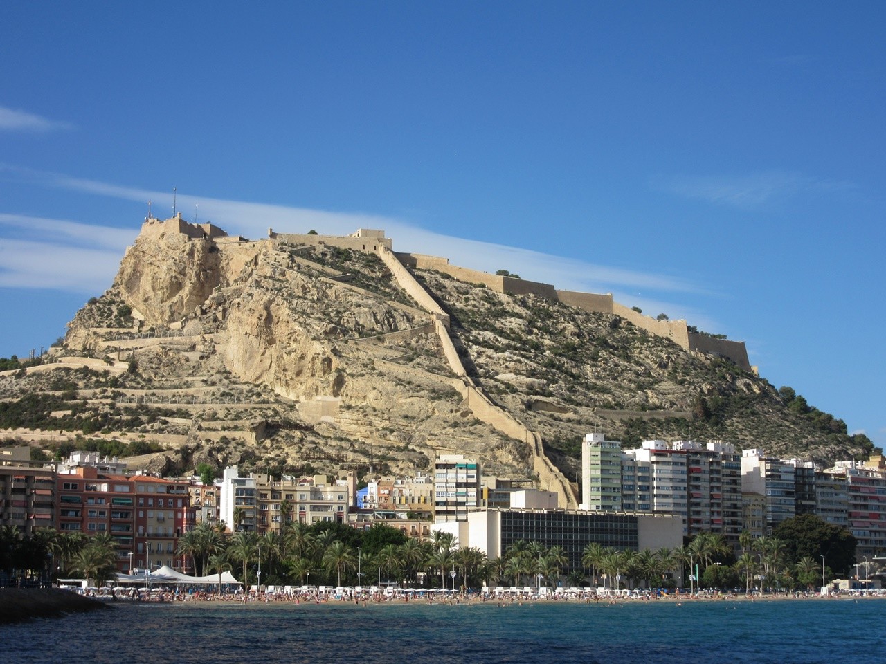 castillo de santa barbara en alicante