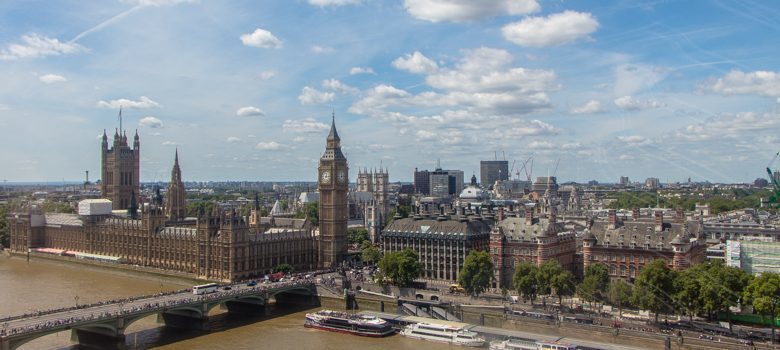 Vistas de Londres desde el London Eye