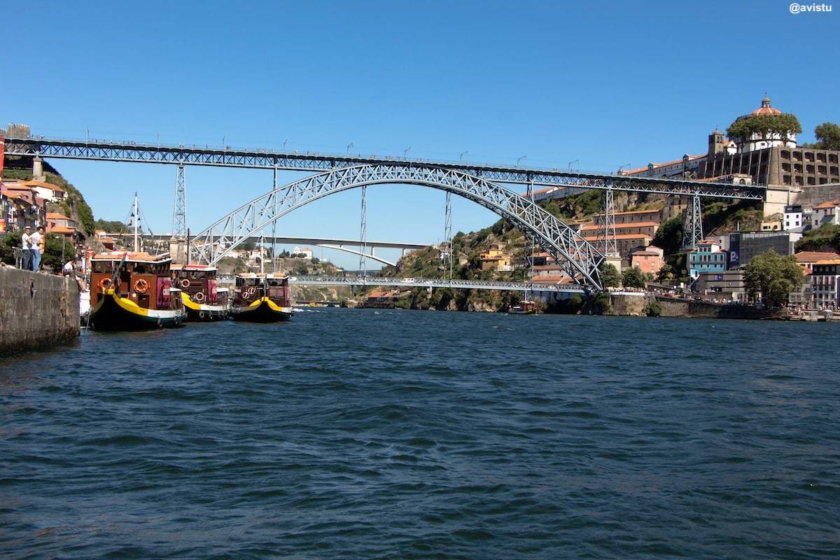 crucero de los seis puentes de Oporto