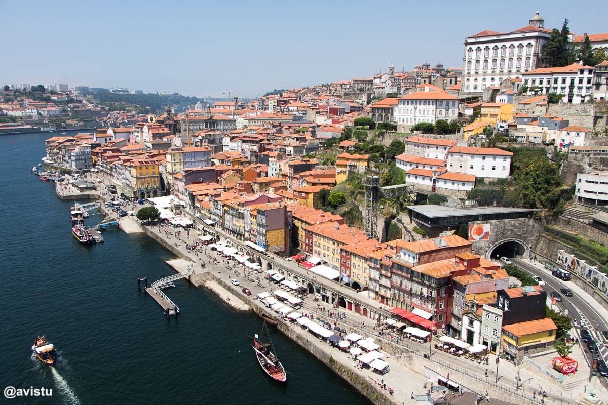 Barrio de Ribeira en Oporto [(c)Foto: @avistu]