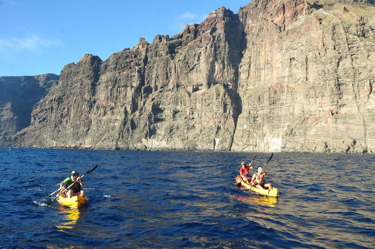 Kayak en Los Gigantes de Tenerife