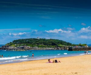 La playa de Magdalena en Santander