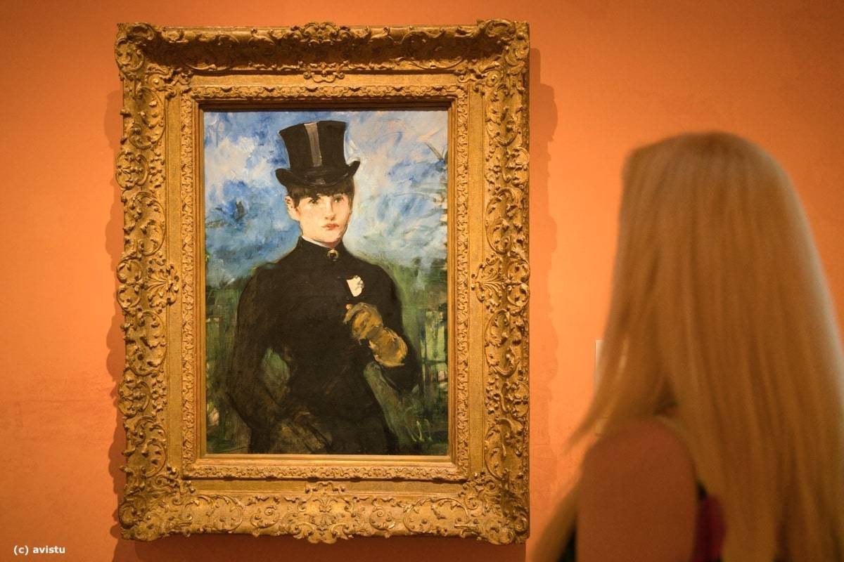 “Amazona de frente” (Édouard Manet, hacia 1882). Sala 32,Museo Thyssen Bornemisza