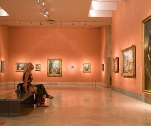 Sala del Museo Thyssen Bornemisza en Madrid