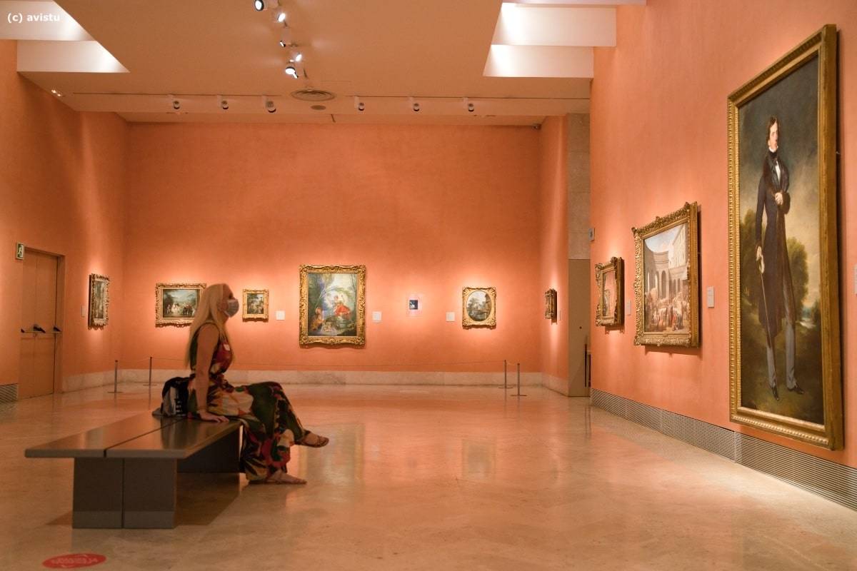 Sala del Museo Thyssen Bornemisza en Madrid