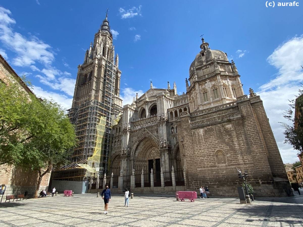 Fachada principal de la Catedral de Toledo