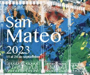 Detalle del cartel de Fiestas de San Mateo, Oviedo 2023