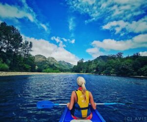 Descendiendo el Sella en piragua [(c) Foto: @avistu]]