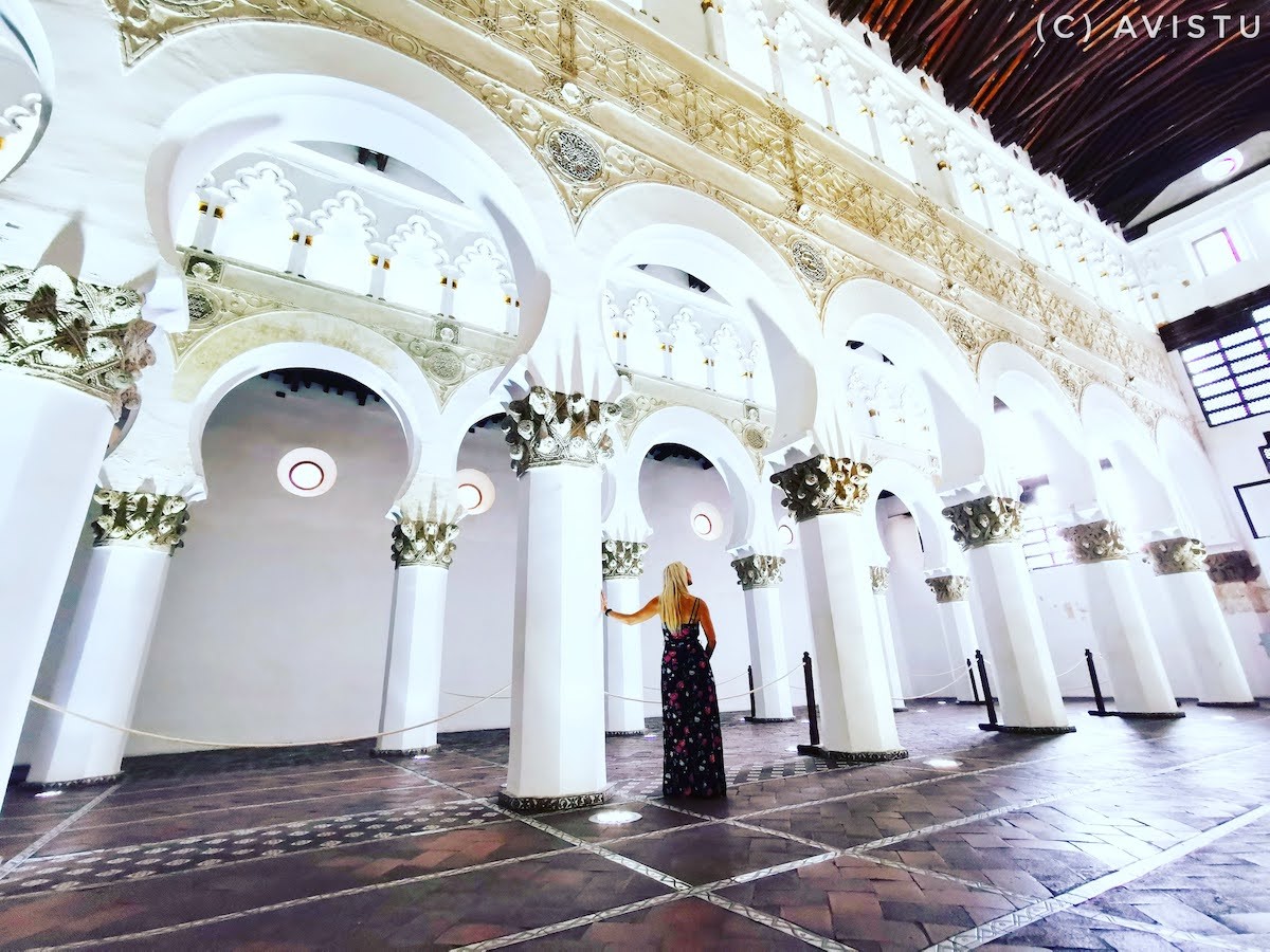 Sinagoga de Santa María La Blanca Toledo [Foto: avistu (c) Arzobispado de Toledo ]