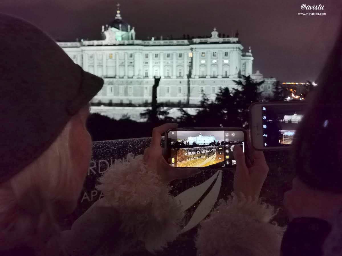 Vistas al Palacio Real desde la Terraza del Apartotel Sabatini