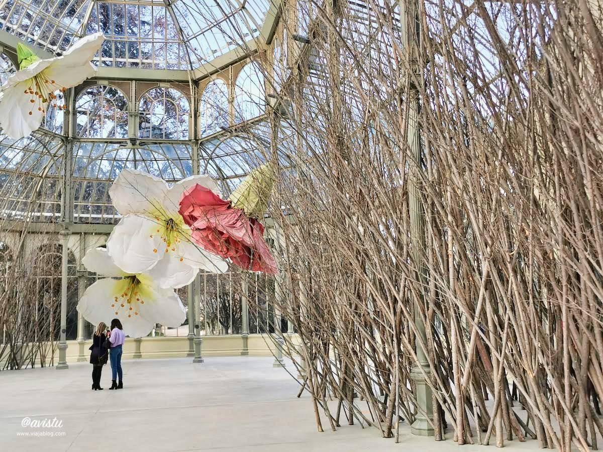 Exposición Flores Gigantes, Palacio de Cristal, Madrid