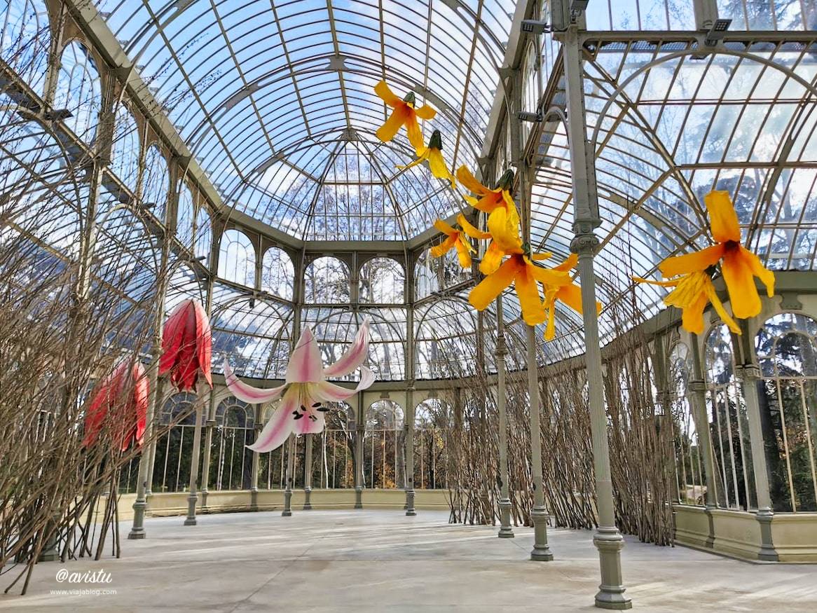 Exposición Flores Gigantes, Palacio de Cristal, Madrid
