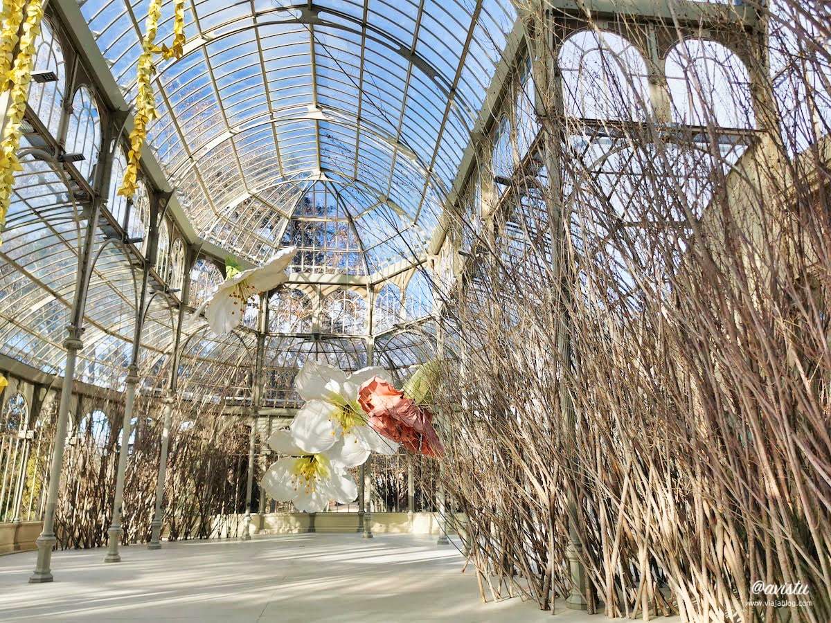 Exposición Flores Gigantes, Palacio de Cristal, Madrid