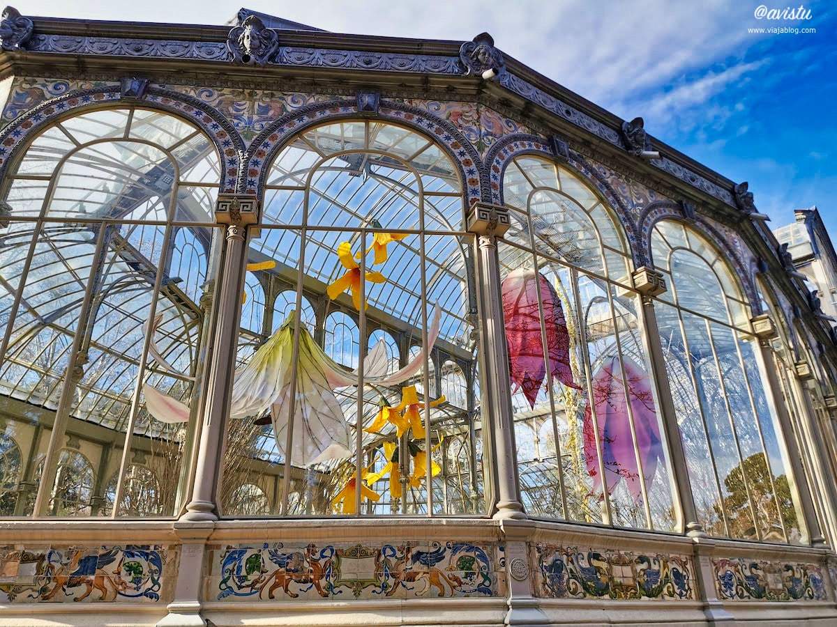 Exposición Flores Gigantes, Palacio de Cristal, Madrid