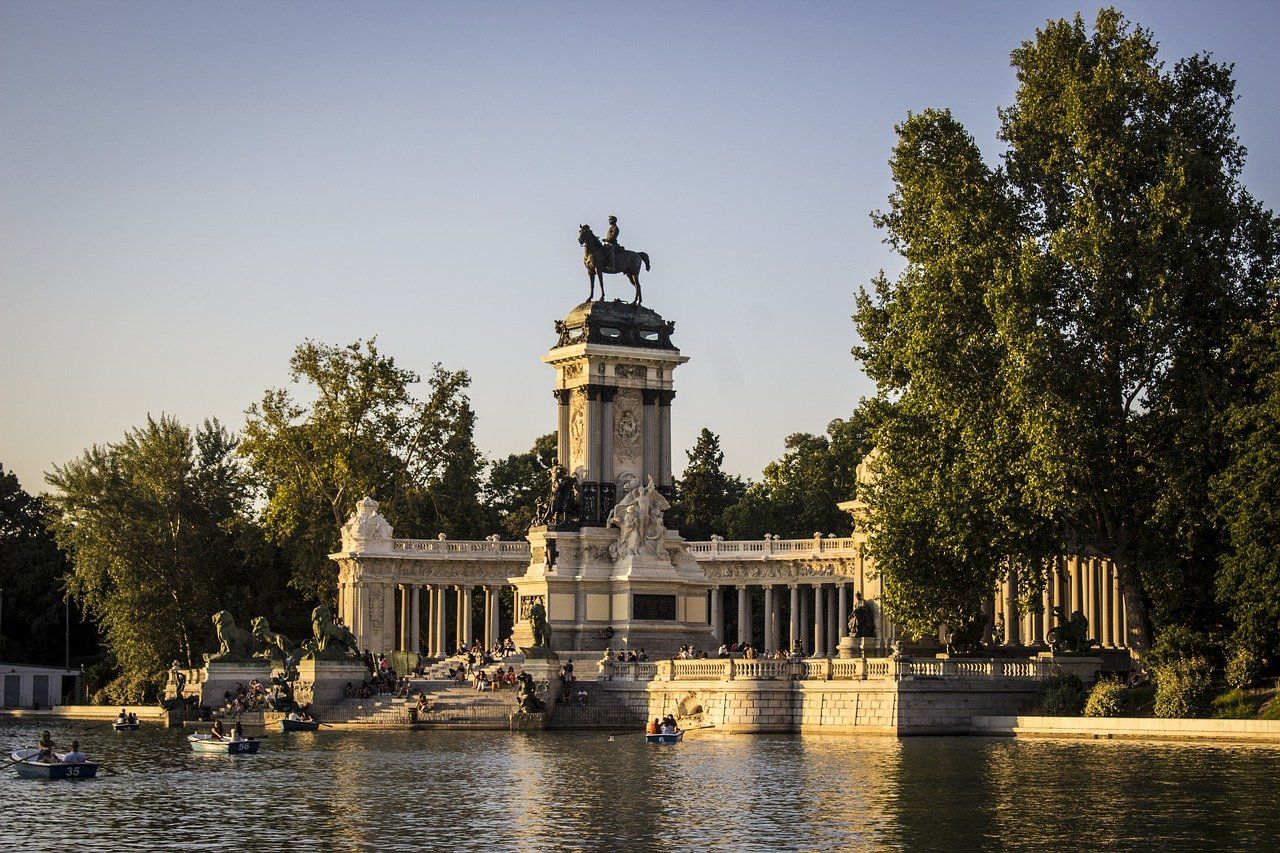 Estanque, Parque del Retiro, Madrid