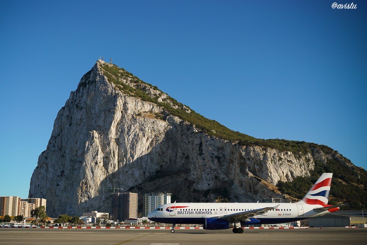 Aeropuerto y Peñón de Gibraltar