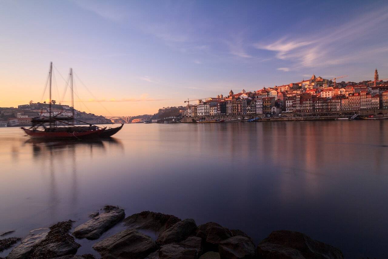 atardecer oporto