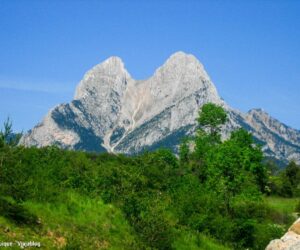 El perfil de la montaña del Pedraforca