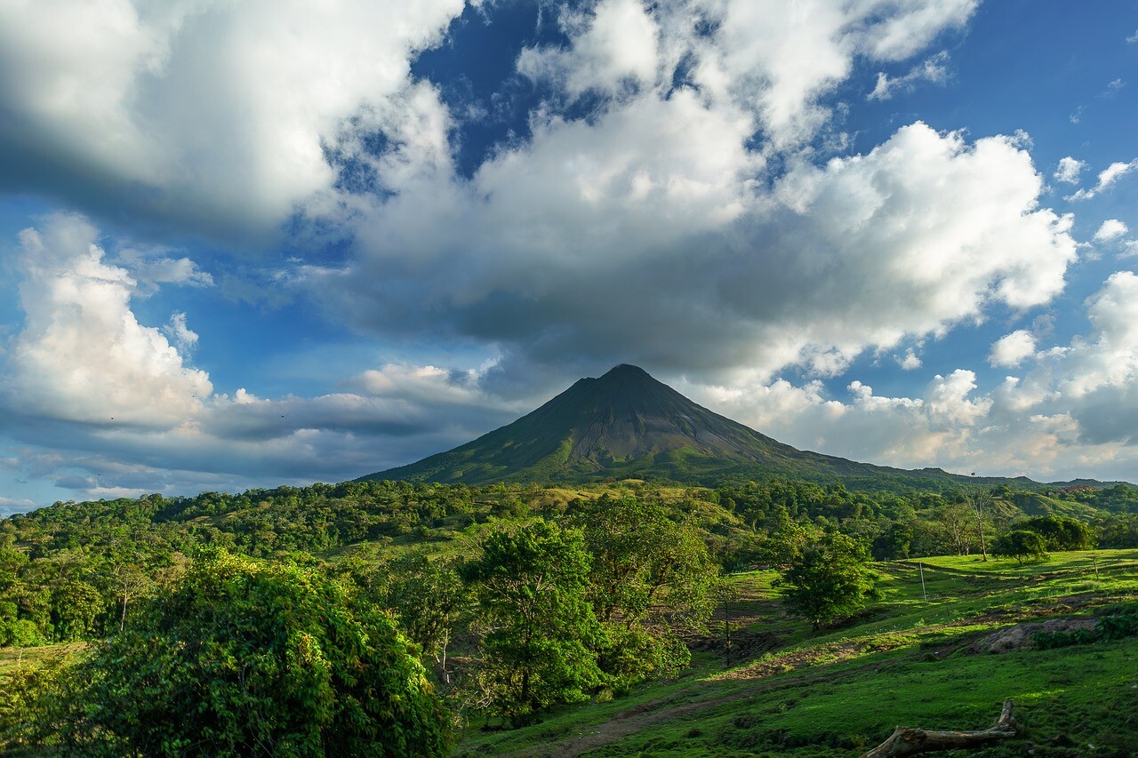 Volcán en Costa Rica