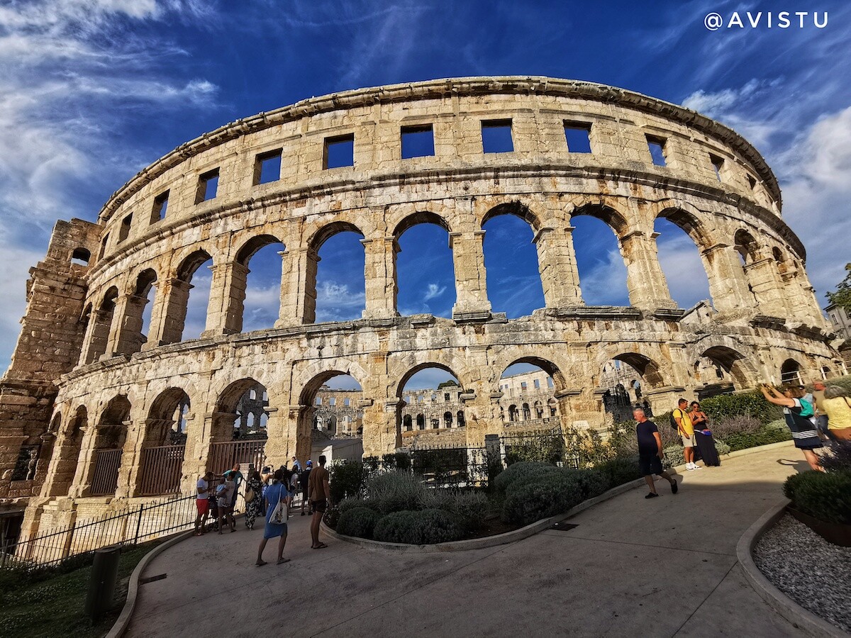 Anfiteatro de Pula en Croacia