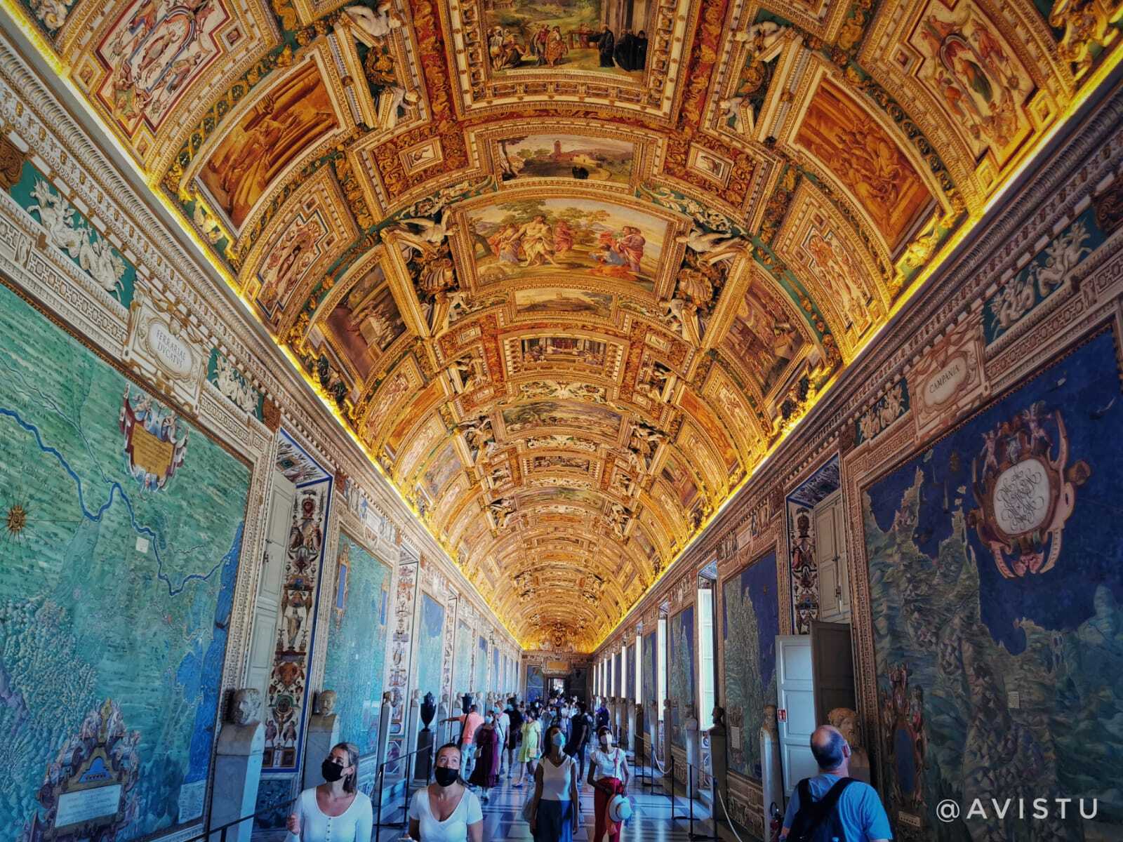 Galería de los Mapas, Museos Vaticanos, Roma