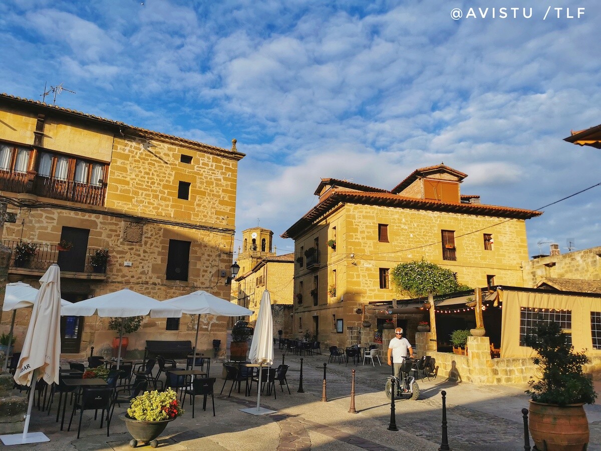 Paseando en Segway por Sajazarra en La Rioja