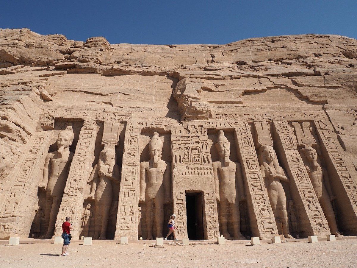 Templo de Ramses II en Abu Simbel, Egipto